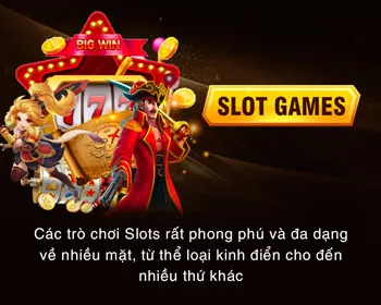 Thư viện game đa dạng với nhiều máy slot